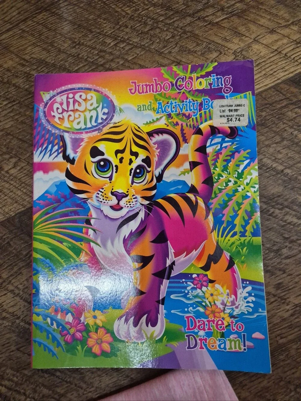 Two New Oldstock Lisa Frank Jumbo Coloring & Activity Books 2017 - 2018